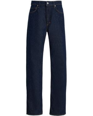 Citizens of Humanity Zurie Stretch High-Rise Straight-Leg Jeans - Blue