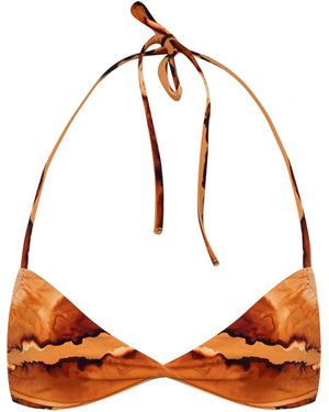 Ay Que Calor Exclusive Sunslit Bikini Top - Orange