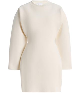 Wardrobe NYC Rhw Power Knit Dress Mini - White