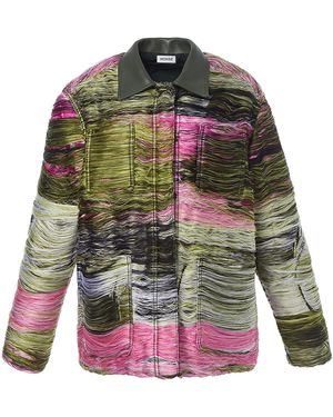 Monse Tulip Fringed Jacket - Multicolour