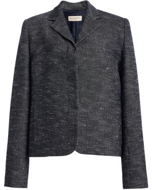 Kallmeyer Iman Shrunken Cotton-Blend Blazer - Black