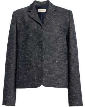 Kallmeyer Iman Shrunken Cotton-Blend Blazer - Black