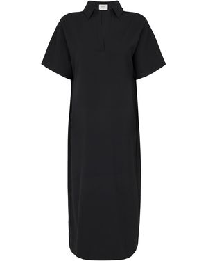 Harris Tapper Exclusive Long Polo Midi Dress - Black