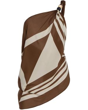 SIR. Exclusive Almara Silk Top - Brown