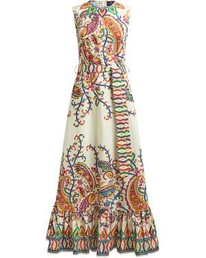 Etro Cotton Maxi Dress - Natural