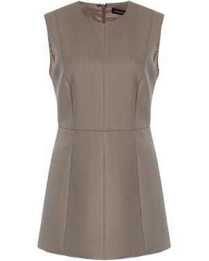 SEV Tailored Wool Top - Brown
