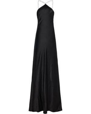 chinese dress ladies La Lune Cumulus Silk Lace Maxi Dress | Ivory | Dresses