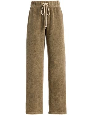 Les Tien Exclusive Eazy Cotton Fleece Pants - Natural