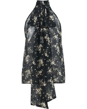 Franchise Susan Cotton-Silk Blouse - Black