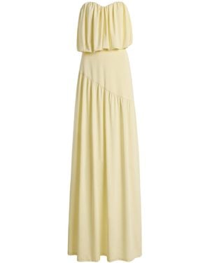 Third Form Exclusive Seraphic Strapless Jersey Maxi Dress - Metallic