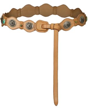 Johanna Ortiz Gaucho Honour Leather Belt - Natural