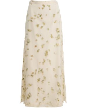 Altuzarra Linnie Cotton-Blend Skirt - Natural