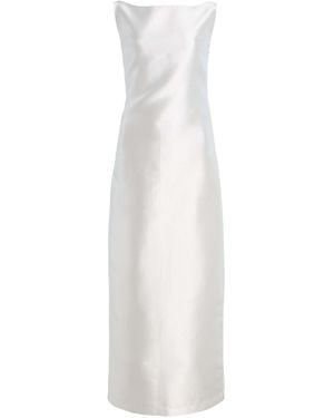 Marlies Grace Exclusive Gigi Twill Midi Dress - White
