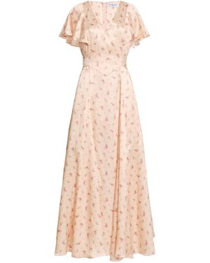 Franchise Amenis Silk Maxi Dress - Natural
