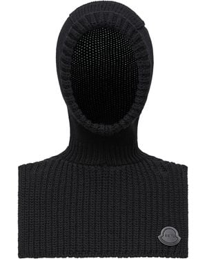 Moncler Genius X Ee72 By Edward Enninful Wool Balaclava - Black