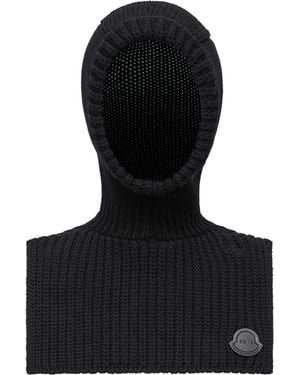 Moncler Genius X Ee72 By Edward Enninful Wool Balaclava - Black
