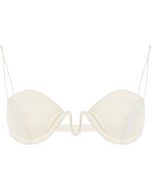 Ziah Balconette Bikini Top - White