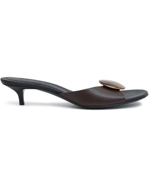Christopher Esber Aura Quartz Kitten Mule - Brown