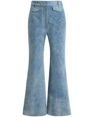 Adam Lippes Maxine Jeans - Blue