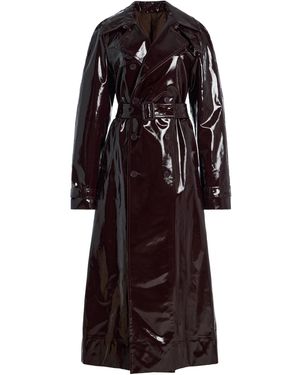 Adam Lippes Edo Coated Canvas Trench Coat - Black