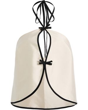 Marlies Grace Exclusive Celeste Taffeta Halter Top - Black