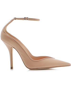 LUCASHEVA Exclusive Barbara Leather Court Shoes - White