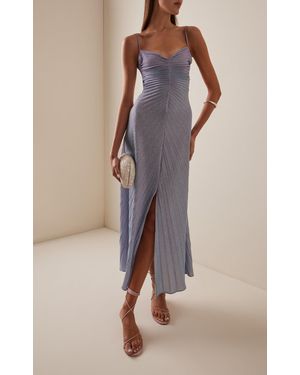 Georgia Hardinge Metallic Relic Dress in Pink | Lyst Canada