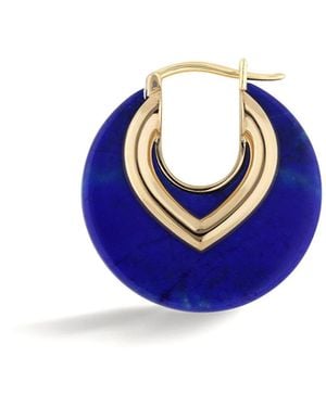 Tabayer 18K Stone Earrings - Blue