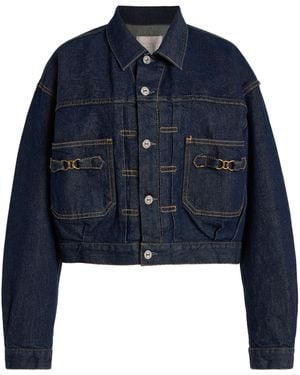Citizens of Humanity Alma Horsebit Denim Jacket - Blue