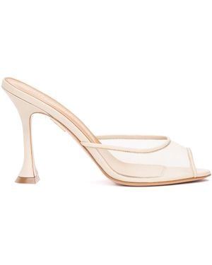Britt Netta Giada Mesh Mules - White