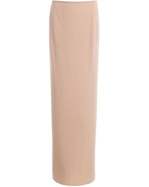The New Arrivals Ilkyaz Ozel Zada Jersey Maxi Skirt - White