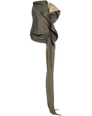Kallmeyer Elif Ruffled Top - Gray