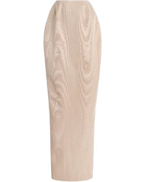 Wiederhoeft Floor-Length Wasp Skirt - Natural