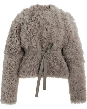 Ulla Johnson Yulia Reversible Shearling-leather Jacket - Natural