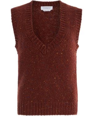 Gabriela Hearst Solomon Cashmere Jumper Vest - Brown