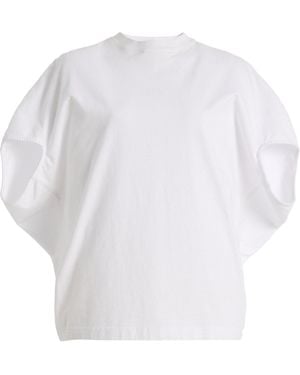 Agolde Souline Cotton T-Shirt - White