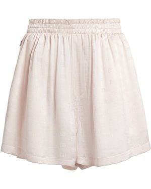 Balenciaga Logo-Jacquard Silk Boxer Shorts - White