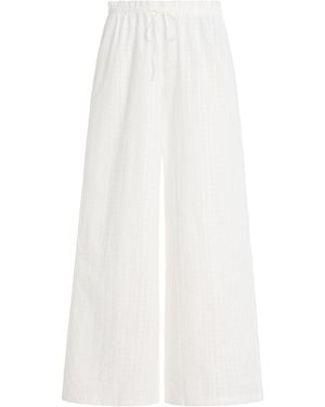 ELCE Fiora Cotton Trousers - White