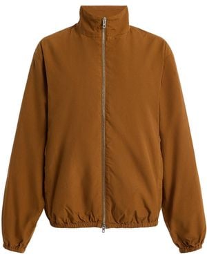 Leset Kyoto Cotton Windbreaker Jacket - Brown