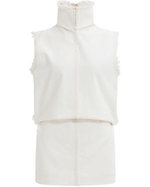 Aje. Kirra Cotton Mini Dress - White