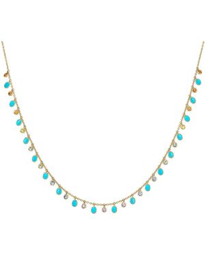 Eden Presley Sapphire Shaker Necklace - Blue