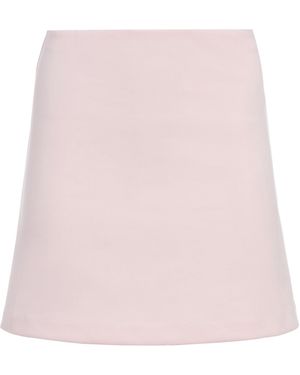 The Park Sharon Scuba A Line Skirt - Pink
