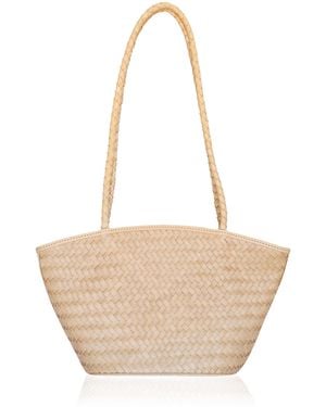 Bembien Mira Small Leather Tote - White
