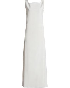 Courreges Cut-out Crepe Maxi Dress - White