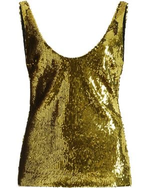 Franchise Exclusive Nina Sequined Tank Top - Green