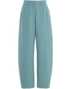 Ulla Johnson Ames Barrel-Leg Trousers - Blue