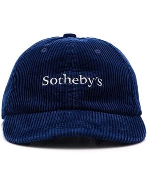 FRAME X Sotheby's Corduroy Baseball Cap - Blue