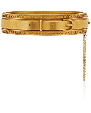 Stephanie Windsor 19Th Century Etruscan Revival 15K Buckled Bangle - Metallic