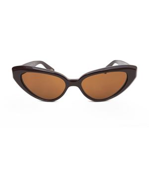 Kimeze Zawe Cat-Eye Acetate Sunglasses - Brown