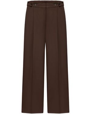 DI STAVNITSER Gentleman Wool Trousers - Brown